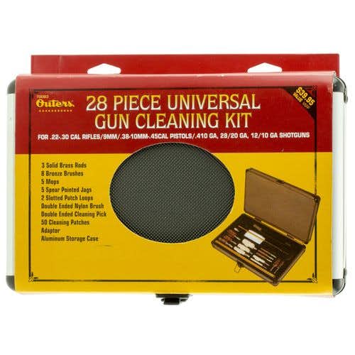 Outers 70091 Universal 32 Piece Cleaning Kit Aluminum Case