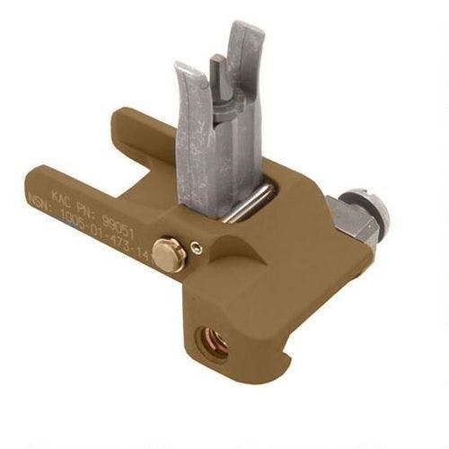 Knights Armament Flip Up Front Sight Same Plane Picatinny Mount Taupe - KM99051-TAUPE