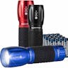 LUX PRO Focus 120 Lumen Flashlight - 3 Pack - Assorted Colors