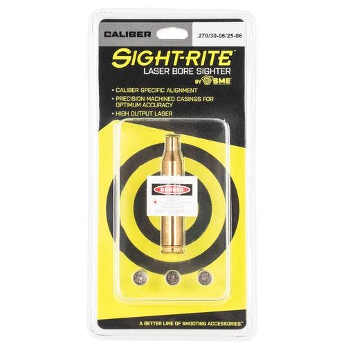 SME XSI-BL-25-06 Sight-Rite Laser Bore Sighting System 25-06 Rem;270 Win;30-06 Springfield Brass