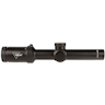 Trijicon Credo HX 1-6x24mm Rifle scope with LED Illuminated Red MOA Segmented Circle Reticle, Left Side View.