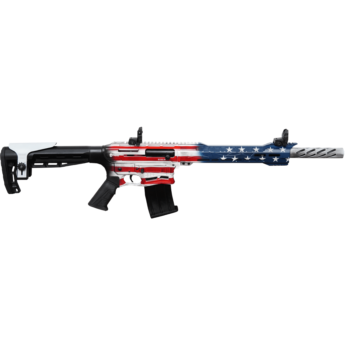 Citadel American Flag Boss25 12 Gauge Semi Automatic Shotgun | DEGuns