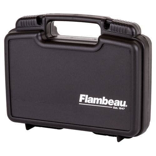 Flambeau 6445SC Safe Shot Pistol Case made of Polymer with Black Finish Egg  Crate Foam Padding Integrated Handle TSAAirline Approved 9.75 L x 6 W x  2.75 D Interior Dimensions UPC: 071617810108 - Global Ordnance