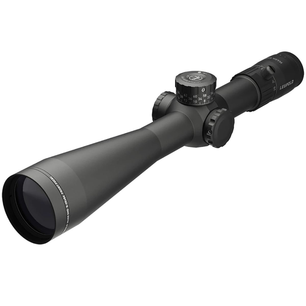 Leupold Mark 5HD, 5-25x56mm RifleScope, 35mm Tube, Front Side View