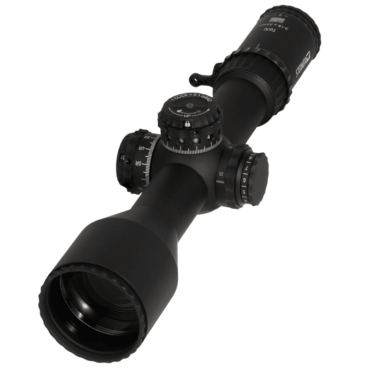 Steiner 5124 T6Xi 5-30x56mm 34mm MSR2 MIL Reticle Precision Rifle Scope