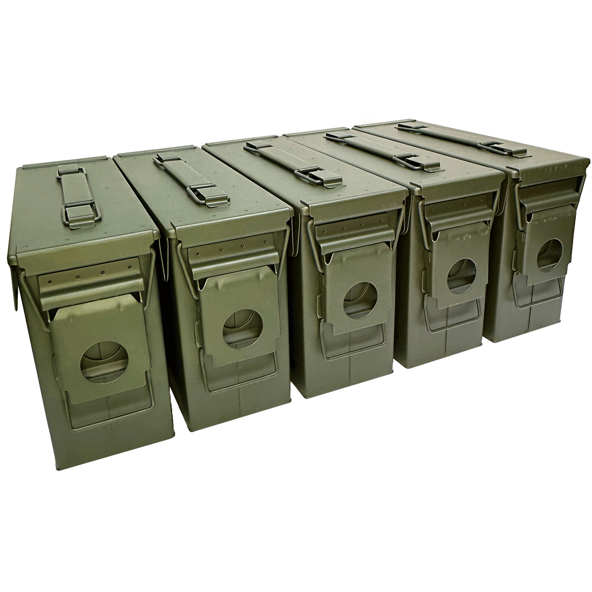 5 Pack BlackHawk M19A1 .30 Cal Ammo Can OD Green