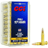 CCI Gamepoint 17 HMR 20 gr Full Metal Jacket 50 Per Box Rimfire Ammunition