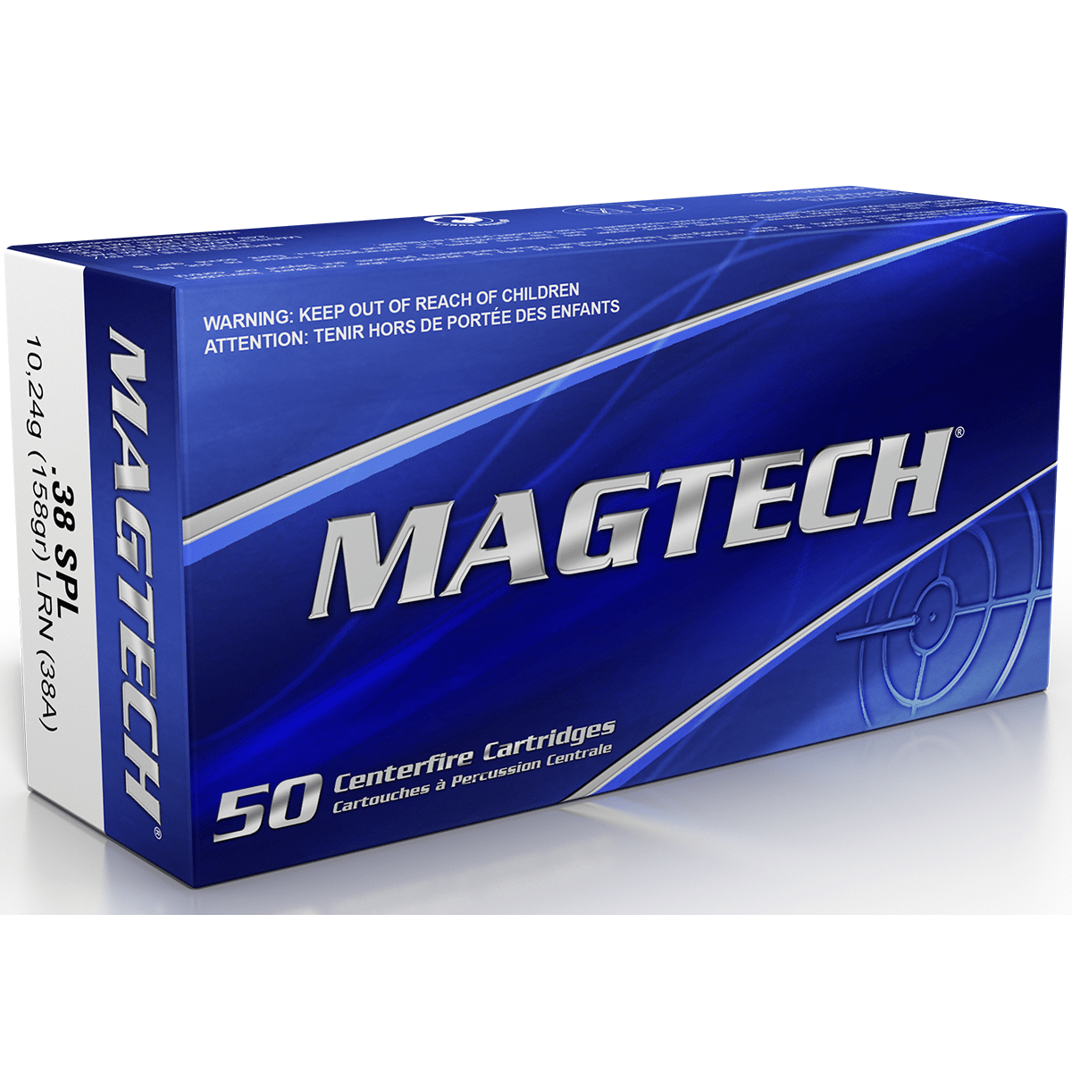 Magtech 38A Range/Training 38 Special 158 gr Lead Round Nose 50 Per Box