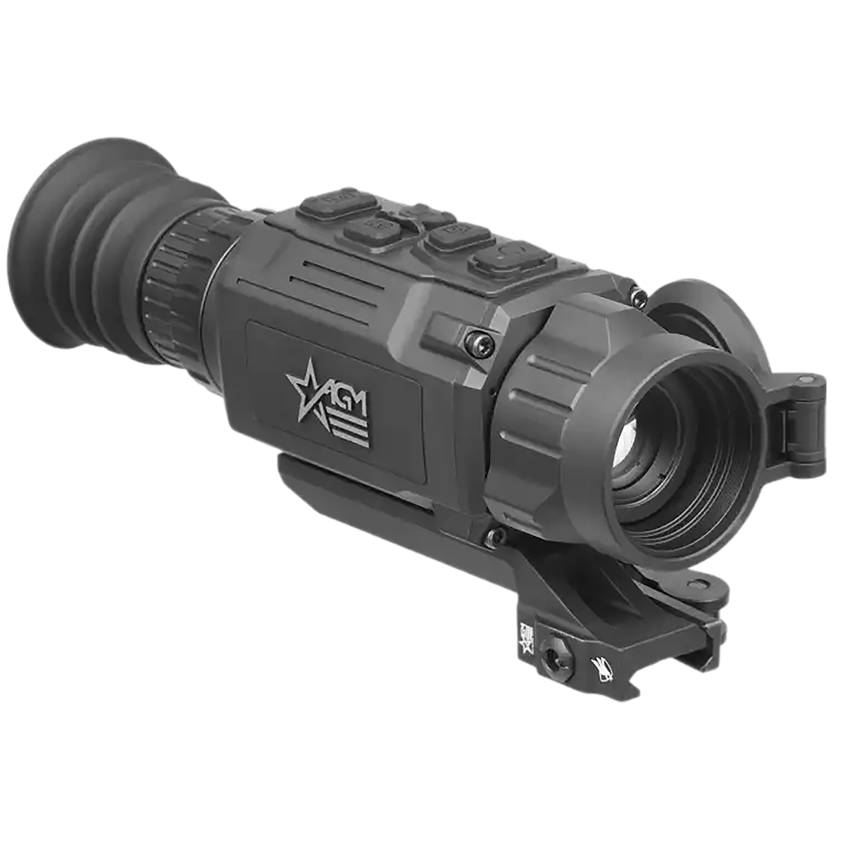 AGM Global Vision 314218550203R921 Rattler V2 19-256 Thermal Black 2.5-20x 19mm Multi Reticle, Digital 1x/2x/4x/8x Zoom 256x192, 50 Hz Resolution